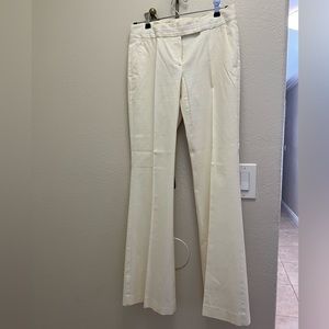 Theory, white wide leg trousers, brand new, never worn size 2.